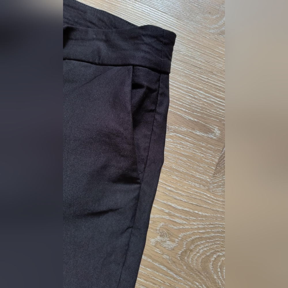 4/$10 ✨ Anne Klein Women's Black Wide-Leg Cropped Pants - Size 8 - Picture 5 of 6